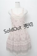 axes femme / ローズメッセージパネル柄ワンピース  ピンク S-25-09-06-033-AX-OP-AS-ZS
