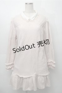 LIZ LISA / ハートAライン裏毛ワンピース  ピンク S-25-09-06-035-LO-OP-HR-ZS