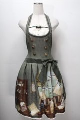 ALICE and the PIRATES / Dear Sir,~ベイカー街の不思議なミステリー~ジャンパースカートI型  グリーン S-25-09-07-045-PA-OP-HR-ZS