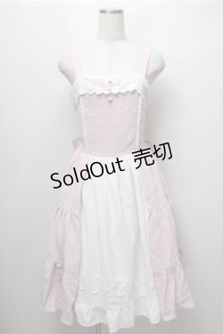 画像1: axes femme kawaii / プランタンジャンパースカート M ピンク S-25-09-07-047-AX-OP-AS-ZS