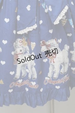 画像3: Angel’s Heart（海外ロリータブランド） / Little Sheep Baa Polka Dot ジャンパースカート  青 S-25-09-07-051-LO-OP-HR-ZS