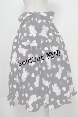 画像2: Chalmiere / FancyDollsスカート  黒 S-25-09-07-058-AX-SK-AS-ZS