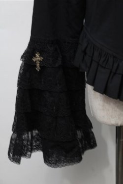 画像3: LOLITA / 立ち襟姫袖ブラウス XL 黒 S-25-09-07-021-LO-BL-HR-ZS