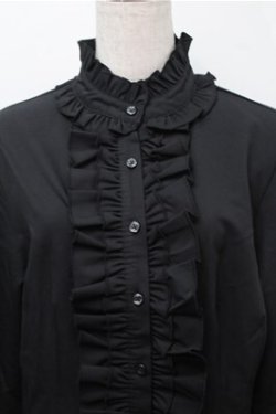 画像4: LOLITA / 立ち襟姫袖ブラウス XL 黒 S-25-09-07-021-LO-BL-HR-ZS