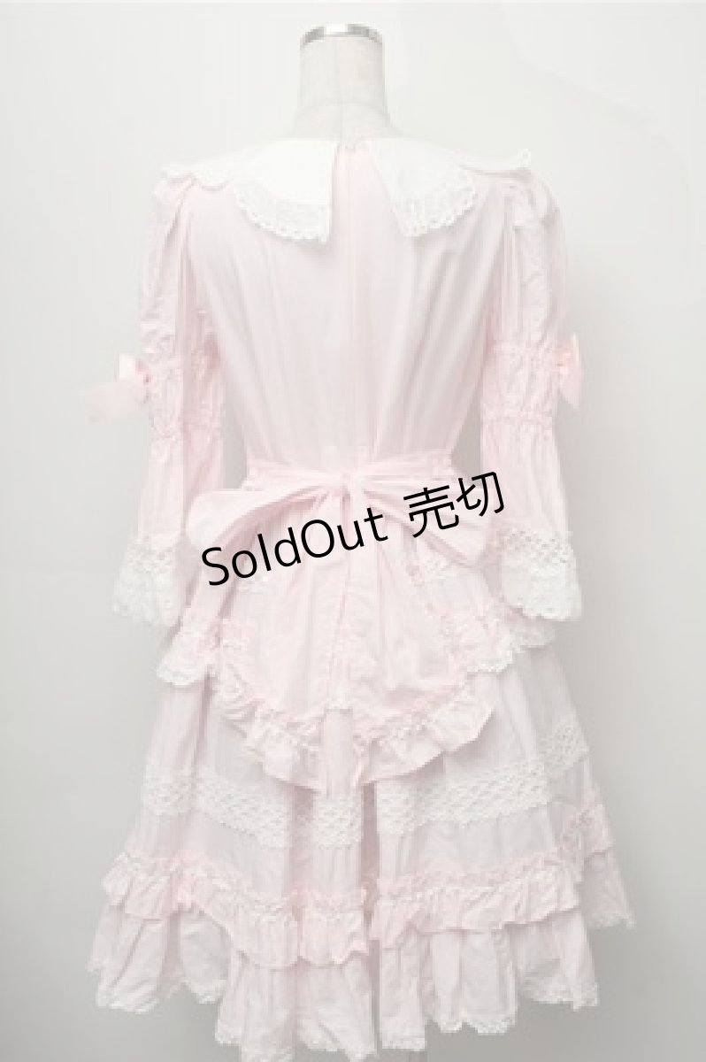 画像2: BABY,THE STARS SHINE BRIGHT / ゆらゆらいちごのStrawberry Gardenワンピース  ピンク S-25-09-07-034-BA-OP-AS-ZS (2)