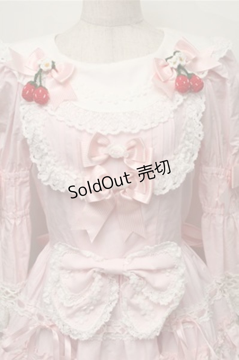 画像3: BABY,THE STARS SHINE BRIGHT / ゆらゆらいちごのStrawberry Gardenワンピース  ピンク S-25-09-07-034-BA-OP-AS-ZS (3)