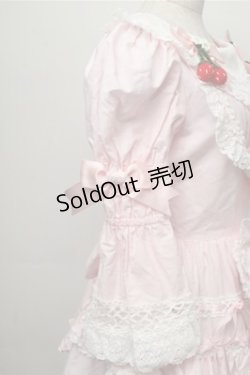 画像4: BABY,THE STARS SHINE BRIGHT / ゆらゆらいちごのStrawberry Gardenワンピース  ピンク S-25-09-07-034-BA-OP-AS-ZS