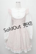Amavel / Flower Gardenミドルワンピース  ピンク S-25-09-07-035-CA-OP-HR-ZS