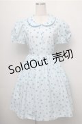 MILK / Dream ハート　ワンピース  サックス S-25-09-07-036-ML-OP-AS-ZI