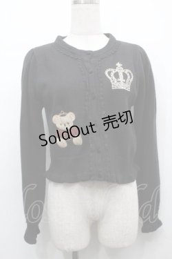 画像1: axes femme kawaii / ロンドントイズニットカーデ M 黒 S-25-09-10-040-AX-TO-AS-ZS