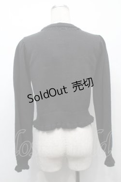 画像2: axes femme kawaii / ロンドントイズニットカーデ M 黒 S-25-09-10-040-AX-TO-AS-ZS