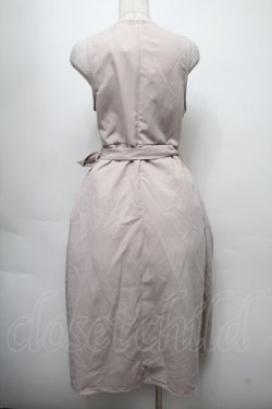 画像2: NieR Clothing / ノースリーブワンピース  ベージュ S-25-09-10-048-PU-TO-HR-ZS