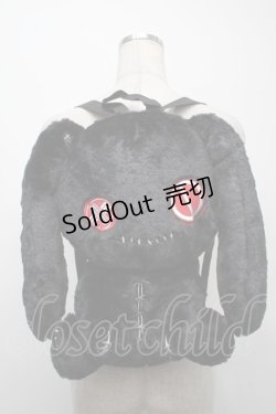 画像1: NieR Clothing / NieRちゃんぬいぐるみリュック  黒 S-25-09-10-007-PU-BG-HR-ZS