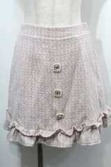 Princess Melody / ビジューｘツイードスカート  ピンク S-25-09-10-055-EL-SK-HR-ZS