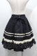 画像2: Cornet / ローズレーススカート  黒ｘキナリ S-25-09-10-058-LO-SK-AS-ZS (2)