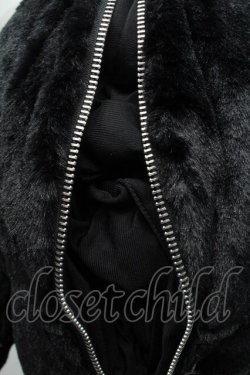 画像4: NieR Clothing / NieRちゃんぬいぐるみリュック  黒 S-25-09-10-007-PU-BG-HR-ZS
