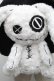 画像2: NieR Clothing / Nierちゃん付きリュック  黒ｘ白 S-25-09-10-008-PU-BG-HR-ZS (2)