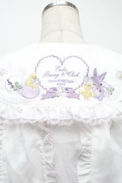 画像3: Amavel / Bunny&Chick Festival ブラウス  白 S-25-09-10-011-CA-BL-AS-ZS