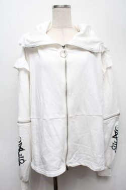画像1: KRY CLOTHING / 「BABUPK 2」パーカー  白 S-25-09-10-013-EL-BL-HR-ZS