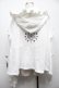 画像2: KRY CLOTHING / 「BABUPK 2」パーカー  白 S-25-09-10-013-EL-BL-HR-ZS (2)