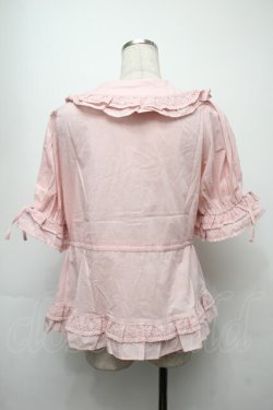 画像2: Chalmiere / クラシックコットンブラウス  ピンク S-25-09-10-014-AX-BL-AS-ZS