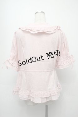 画像2: Chalmiere / クラシックコットンブラウス  ピンク S-25-09-10-014-AX-BL-AS-ZS