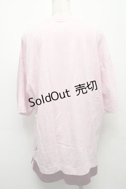 画像2: MILKBOY / ロゴTシャツ  ピンク S-25-09-10-016-MB-TO-HR-ZT1001G