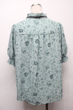 画像2: axes femme POETIQUE / ディズニーバンビ/ブラウス  グリーン S-25-09-10-018-AX-BL-AS-ZS