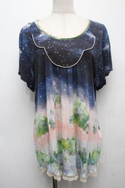 画像1: Franche Lippee / pt半袖カットソー  紺 S-25-09-10-019-LO-TO-ET-ZS