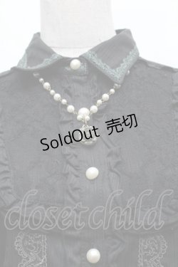 画像3: axes femme / 襟取り外しフリルブラウス  黒 S-25-09-10-021-AX-BL-AS-ZS