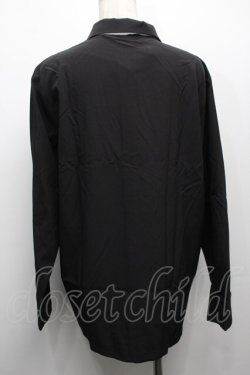 画像2: NieR Clothing / ボウタイ付シフォンブラウス  黒ｘ白 S-25-09-10-022-PU-BL-HR-ZS
