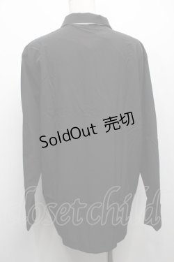 画像2: NieR Clothing / ボウタイ付シフォンブラウス  黒x白 S-25-09-10-022-PU-BL-HR-ZI