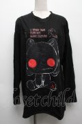 NieR Clothing / プリントロンT  黒 S-25-09-10-023-PU-TO-HR-ZS