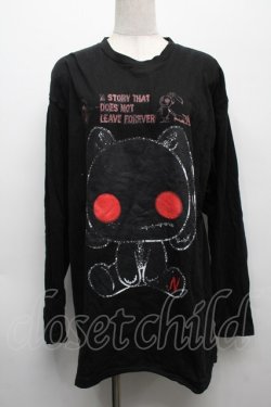 画像1: NieR Clothing / プリントロンT  黒 S-25-09-10-023-PU-TO-HR-ZS