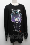 NieR Clothing / プリントロンT  黒 S-25-09-10-025-PU-TO-HR-ZS