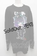 NieR Clothing / プリントロンT  黒 S-25-09-10-025-PU-TO-HR-ZI