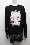 NieR Clothing / プリントロンT  黒 S-25-09-10-026-PU-TO-HR-ZS