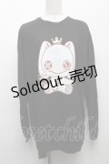 NieR Clothing / プリントロンT  黒 S-25-09-10-026-PU-TO-HR-ZS