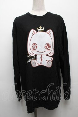 画像1: NieR Clothing / プリントロンT  黒 S-25-09-10-026-PU-TO-HR-ZS