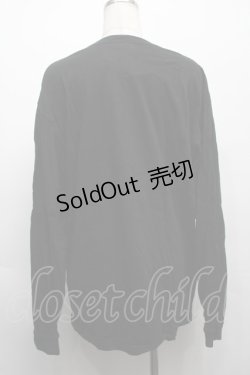 画像2: NieR Clothing / プリントロンT  黒 S-25-09-10-027-PU-TO-HR-ZI