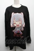 NieR Clothing / プリントロンT  黒 S-25-09-10-028-PU-TO-HR-ZS