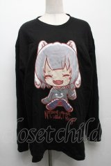 NieR Clothing / プリントロンT  黒 S-25-09-10-028-PU-TO-HR-ZI