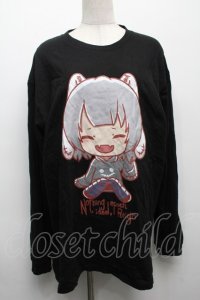 NieR Clothing / プリントロンT  黒 S-25-09-10-028-PU-TO-HR-ZI