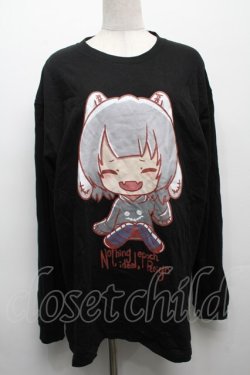 画像1: NieR Clothing / プリントロンT  黒 S-25-09-10-028-PU-TO-HR-ZS