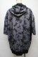 画像2: NieR Clothing / 転写ZIPパーカー  グレー S-25-09-10-032-PU-TO-HR-ZS (2)