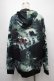 画像2: NieR Clothing / 転写ZIPパーカー  グリーン S-25-09-10-033-PU-TO-HR-ZS (2)