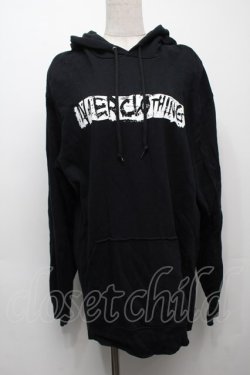 画像1: NieR Clothing / プリントフードプルパーカー  黒 S-25-09-10-037-PU-TO-HR-ZS