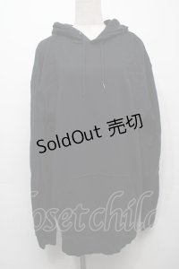 NieR Clothing / プリントフードプルパーカー  黒 S-25-09-10-038-PU-TO-HR-ZI