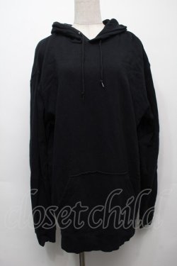 画像1: NieR Clothing / プリントフードプルパーカー  黒 S-25-09-10-038-PU-TO-HR-ZS