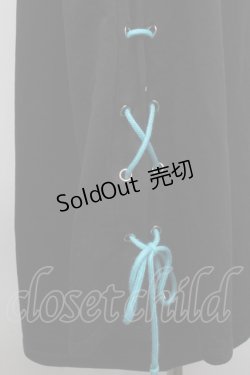 画像4: NieR Clothing / シエルなりきりBRAID×WIDE SLEEVE PARKA【猫耳付き】 パーカー  黒xグリーン S-25-09-11-038-PU-TO-HR-ZI